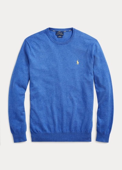 Men's Polo Ralph Lauren Cotton Crewneck Sweater | 683549GHN